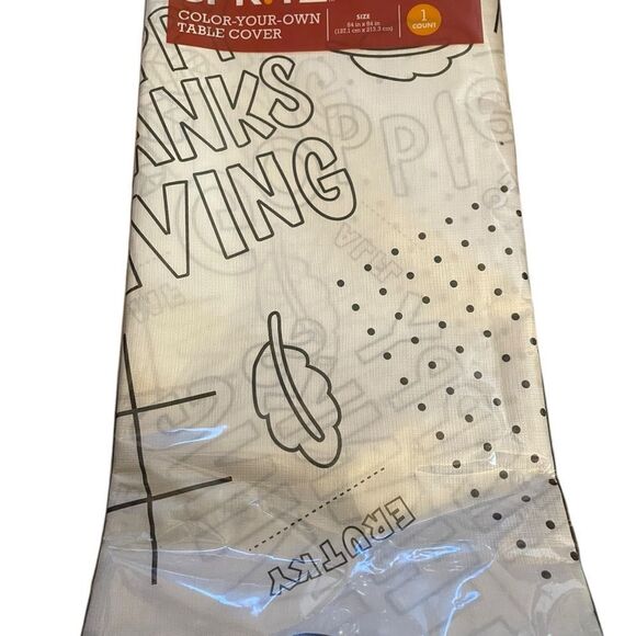 COLOR YOUR OWN TABLE COVER - Picture 3 of 4